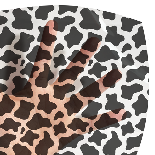 Transparent Jelly Sheet (Cow Print)
