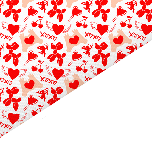 Valentines Canvas And Felt Backed Fabric - SKU C40