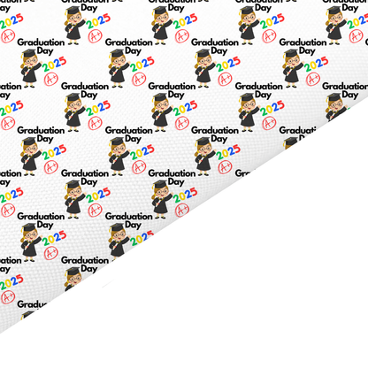Graduation 2025 Canvas And Felt Backed Fabric
