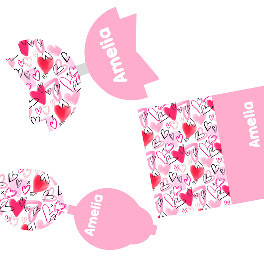 Valentines Personalised Fabric - SKU 2