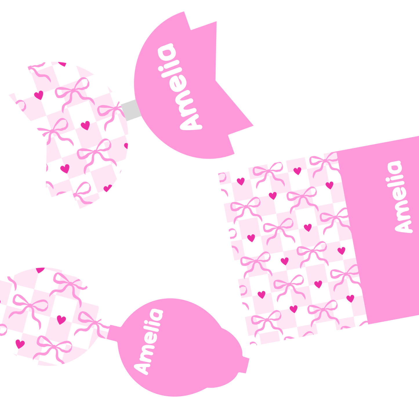 Valentines Personalised Fabric - SKU 7