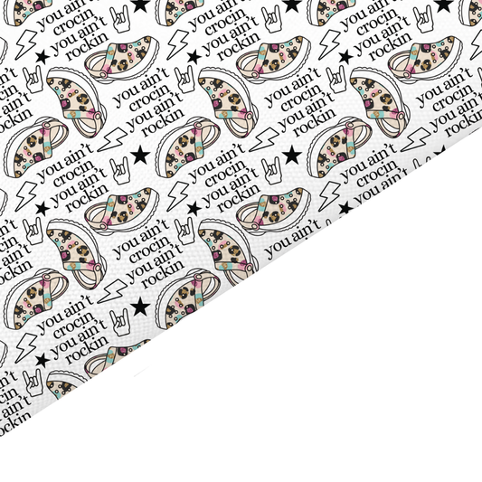 Crocs Canvas And Felt Backed Fabric - SKU D52