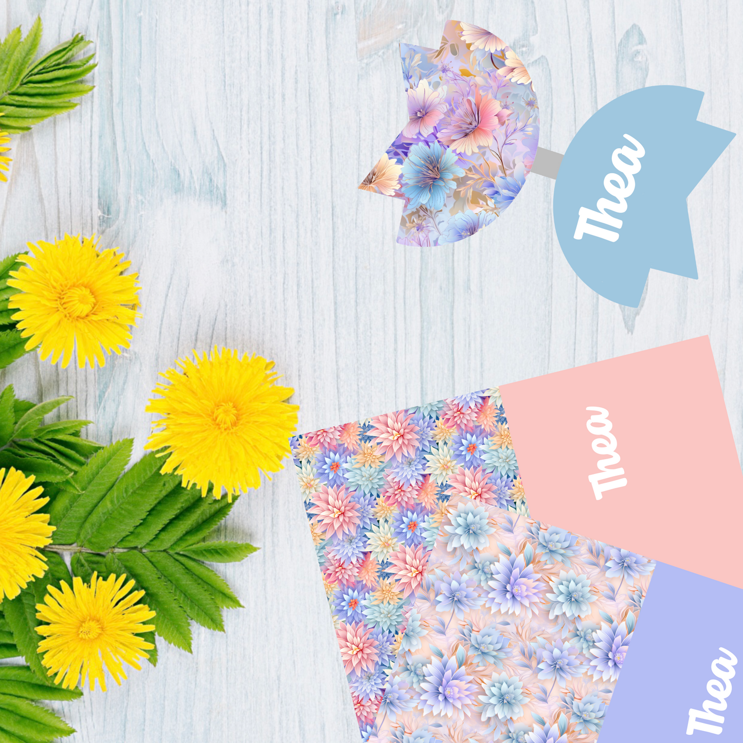 Florals • Personalised Fabric