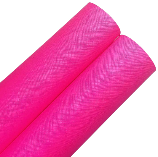 Neon Pink Leatherette