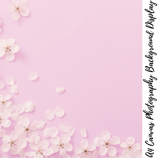 Pink Flower Photography Background Display