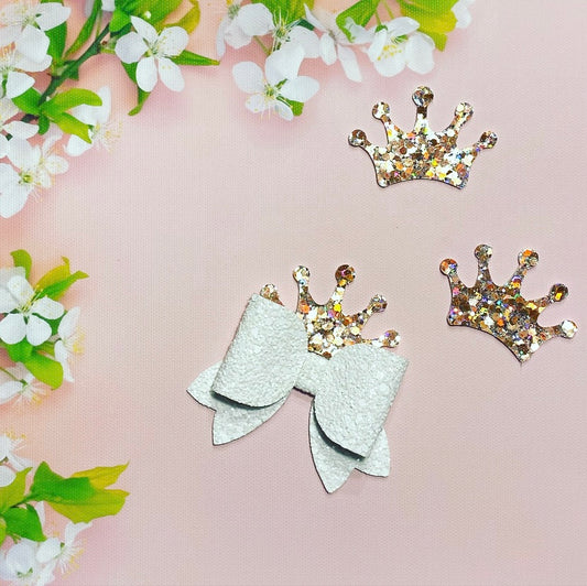 Rose Gold Crystal Crowns • Pack Of 3