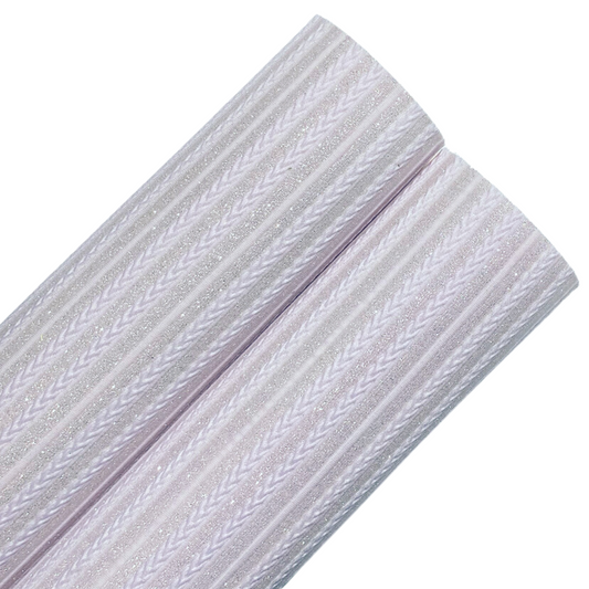 Lilac Braided Lace Glitter (New Felt Backing)