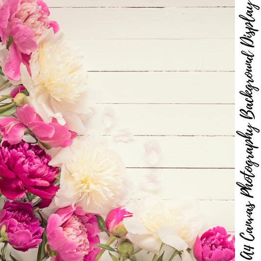 Floral Photography Background Display