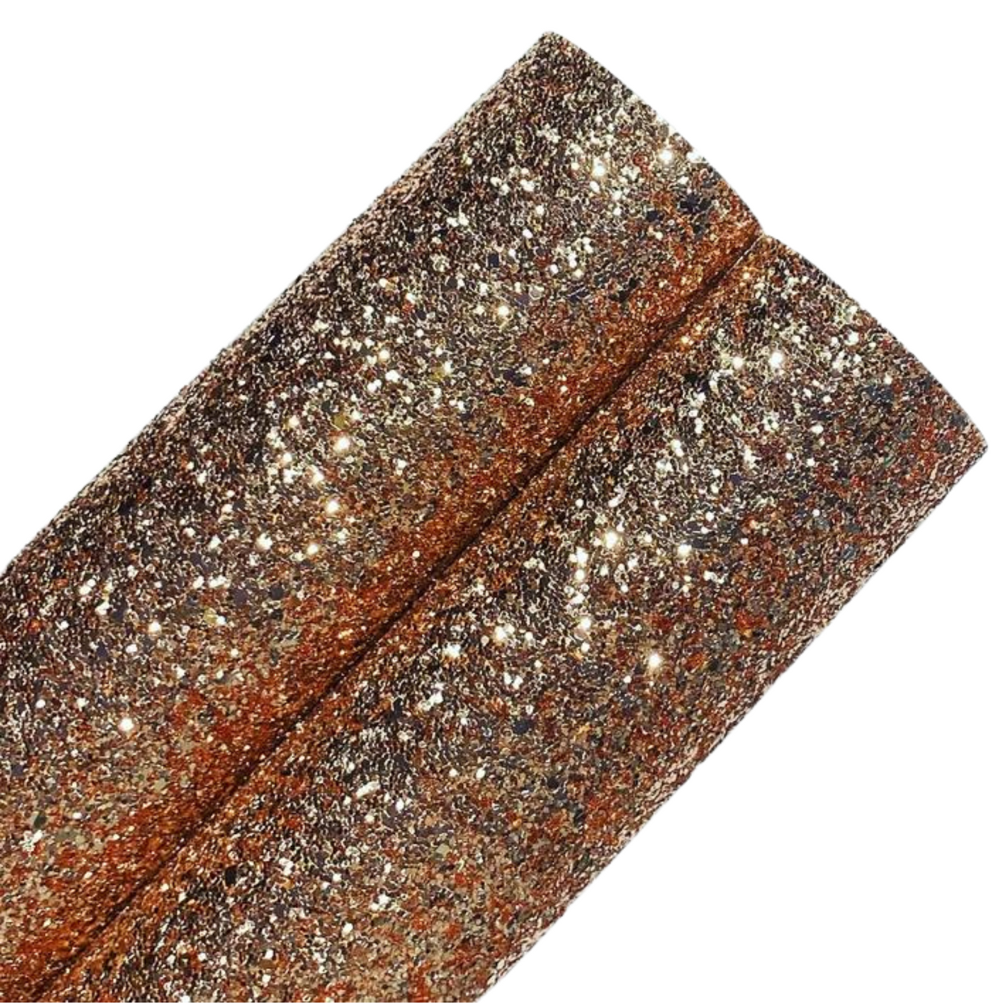 Rose Gold Chunky Glitter Felt